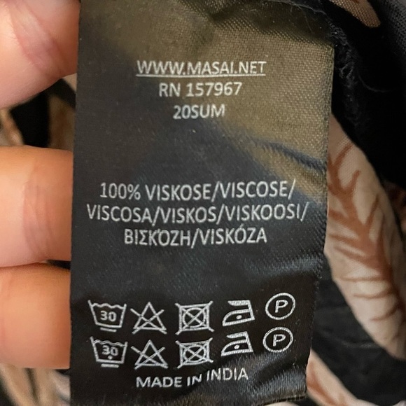 Masai Copenhagen Idemi Shirt, Chipmunk, Size M - Picture 10 of 12